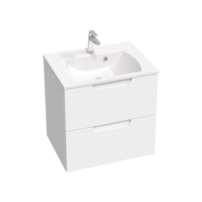 Umywalka 60x45 cm prostokątna meblowa biała XJX01160004 Ravak Classic II