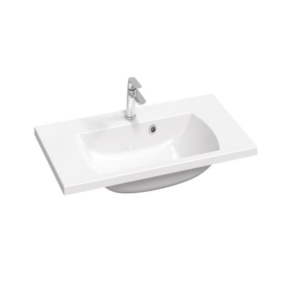 Umywalka 80x45 cm prostokątna ścienna-meblowa biała XJX01180000 Ravak Classic II