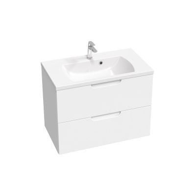 Umywalka 80x45 cm prostokątna ścienna-meblowa biała XJX01180000 Ravak Classic II