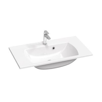 Umywalka 80x45 cm prostokątna meblowa biała XJX01180001 Ravak Classic II