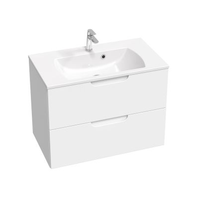 Umywalka 80x45 cm prostokątna meblowa biała XJX01180001 Ravak Classic II