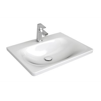 Umywalka 60x46.5 cm prostokątna meblowa biała XJX01260000 Ravak Balance