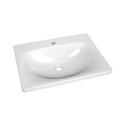 Umywalka 60x46.5 cm prostokątna meblowa biała XJX01260000 Ravak Balance