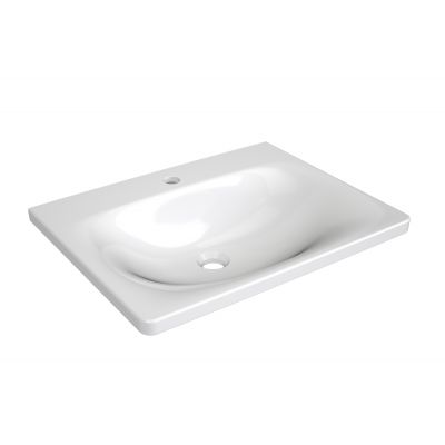 Umywalka 60x46.5 cm prostokątna meblowa biała XJX01260000 Ravak Balance