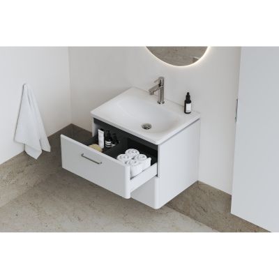 Umywalka 60x46.5 cm prostokątna meblowa biała XJX01260000 Ravak Balance