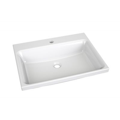 Umywalka 60x46 cm prostokątna meblowa biała XJX01260001 Ravak Comfort