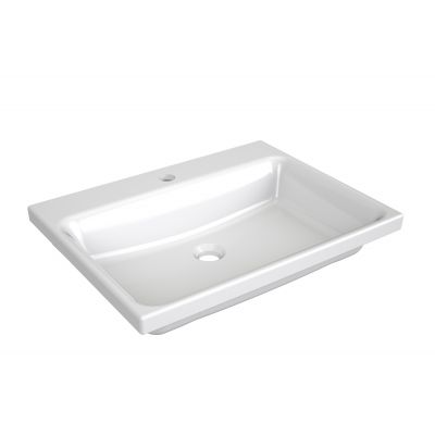 Umywalka 60x46 cm prostokątna meblowa biała XJX01260001 Ravak Comfort