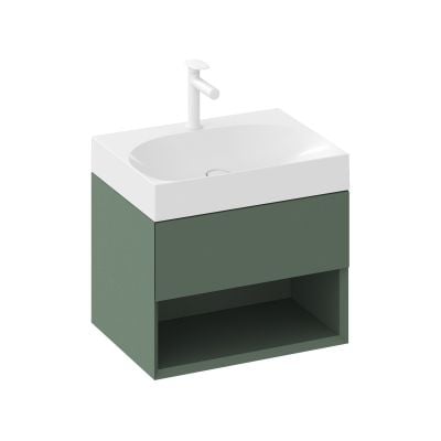 Umywalka 60x45 cm prostokątna meblowa biała XJX01260004 Ravak Lite