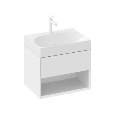 Umywalka 60x45 cm prostokątna meblowa biała XJX01260004 Ravak Lite