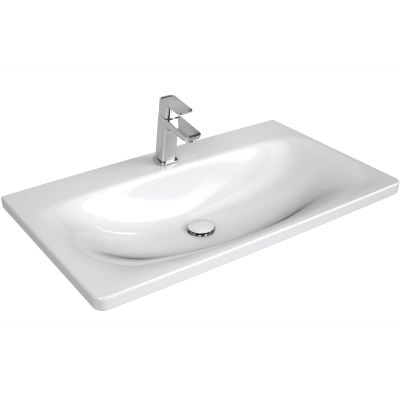 Umywalka 80x46.5 cm prostokątna meblowa biała XJX01280000 Ravak Balance