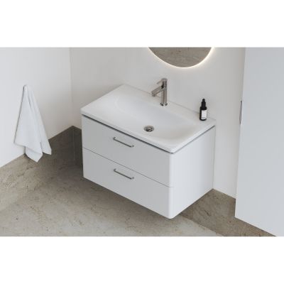 Umywalka 80x46.5 cm prostokątna meblowa biała XJX01280000 Ravak Balance