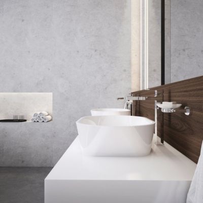 Umywalka 58x40 cm owalna nablatowa biała XJX01358000 Ravak Solo