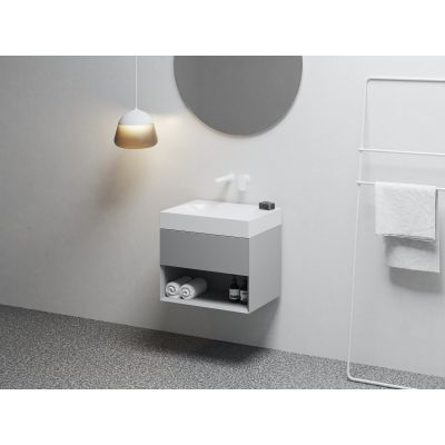 Umywalka 60x45 cm prostokątna meblowa biała XJX01360000 Ravak Lite