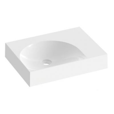 Umywalka 60x45 cm prostokątna meblowa biała XJXP1360000 Ravak Lite