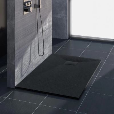 Brodzik prostokątny 100x80 cm czarny REAK3907 Rea Magnum