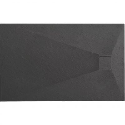 Brodzik prostokątny 100x80 cm czarny REAK3907 Rea Magnum