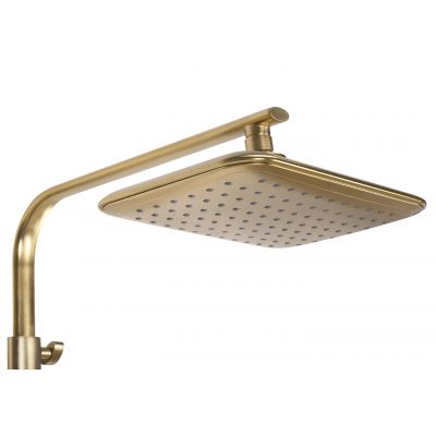 Rea Tom REAP5004 zestaw prysznicowy ścienny z deszczownicą złoty