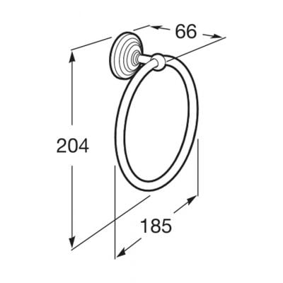 Roca Carmen A817002001 wieszak na ręcznik