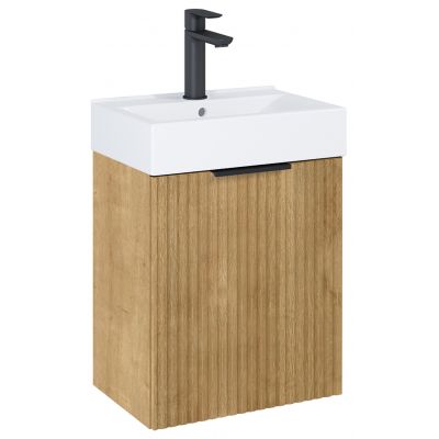 Umywalka z szafką 44.6 cm dąb A852446464 Roca Reef