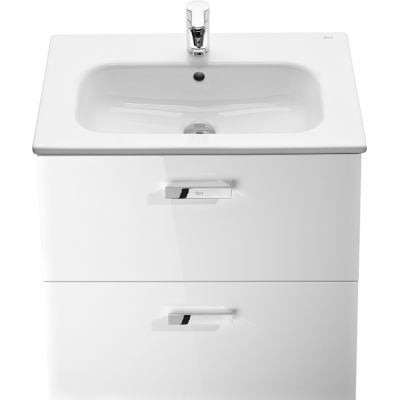 Umywalka z szafką 70 cm biała A855853806 Roca Victoria