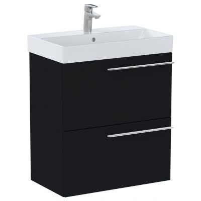 Szafka 58.5x34.6x63.5 cm podumywalkowa wisząca czarna A857778532 Roca Ella