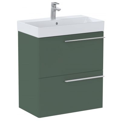 Szafka 58.5x34.6x63.5 cm podumywalkowa wisząca zielona A857778534 Roca Ella