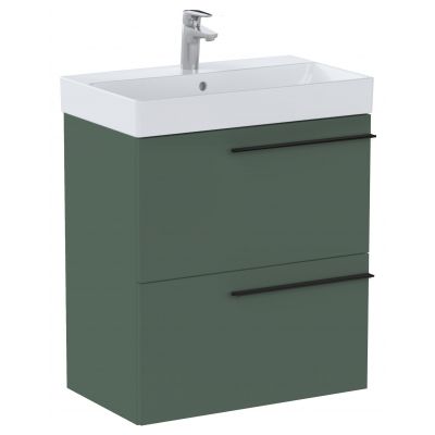 Szafka 58.5x34.6x63.5 cm podumywalkowa wisząca zielona A857778534 Roca Ella