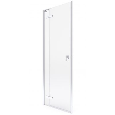 Drzwi prysznicowe 130 cm uchylne chrom połysk/szkło przezroczyste AMP0813012M Roca Metropolis-N