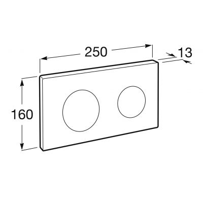 Przycisk spłukujący do wc A89018920M Roca PL