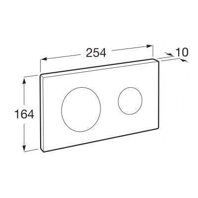 Przycisk spłukujący do wc A890189264 Roca PL