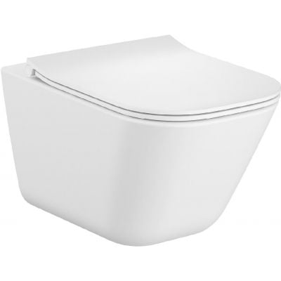 Miska WC wisząca bez kołnierza biały A34647L000 Roca Gap
