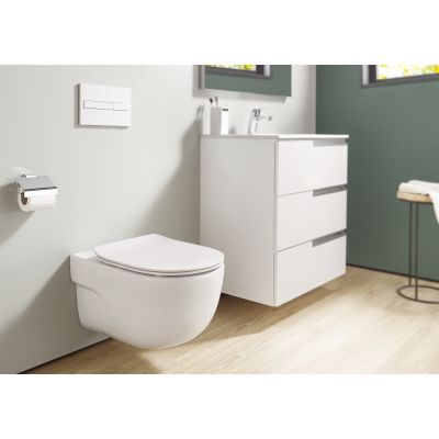 Zestaw miska + deska wolnoopadająca A34H240000 Roca Meridian