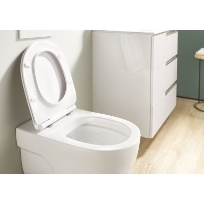 Zestaw miska z deską A34H242000 Roca Meridian-N Compacto