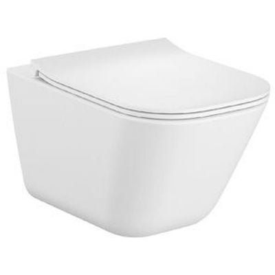 Zestaw miska + deska wolnoopadająca A34H472000 Roca Gap Square