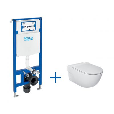 Zestaw WC stelaż + miska + deska A893104520 Roca Meridian