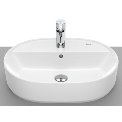 Umywalka 55x40 cm owalna nablatowa biała A3270Y0000 Roca Gap