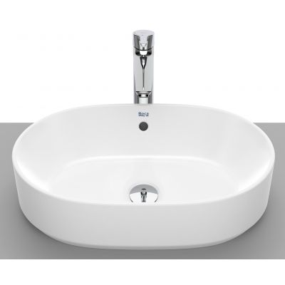 Umywalka 55x39 cm owalna nablatowa biała A3270Y1000 Roca Gap