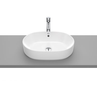 Umywalka 55x39 cm owalna nablatowa biała A3270Y1S00 Roca Gap