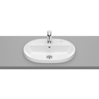 Umywalka 55x40 cm owalna wpuszczana biała A3270Y6000 Roca Gap Round