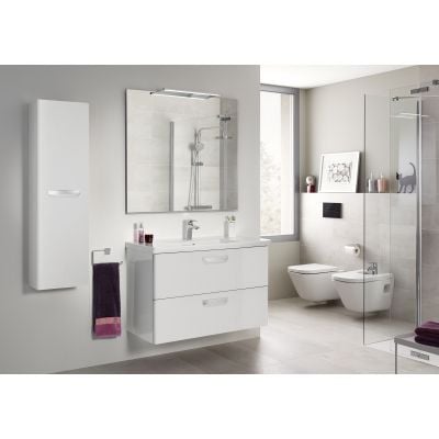 Umywalka 60x37 cm prostokątna wpuszczana biała A3270Y8000 Roca Gap Square