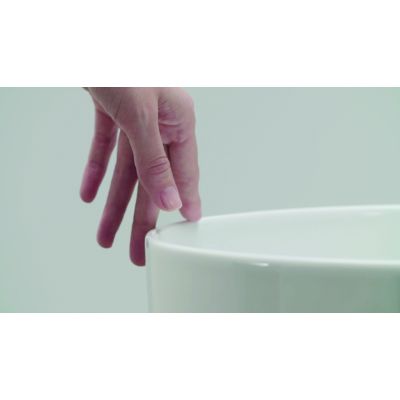 Umywalka 50x37 cm owalna nablatowa biała A327520000 Roca Inspira