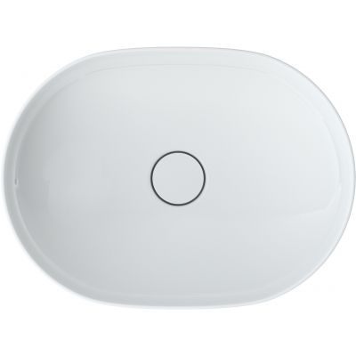Umywalka 50x37 cm owalna nablatowa biała A327520000 Roca Inspira