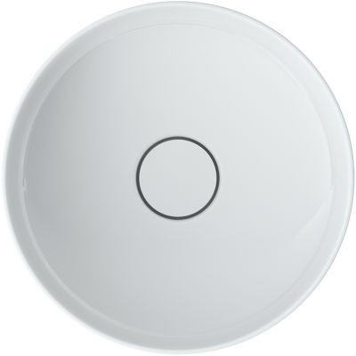 Umywalka 37x37 cm okrągła nablatowa biała A327523000 Roca Inspira