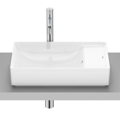 Umywalka 55x34.5 cm prostokątna nablatowa biała A32768CS00 Roca Ona