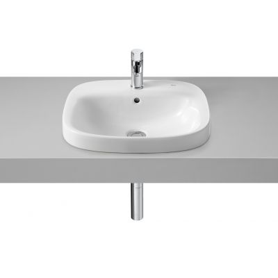 Umywalka 51x41 cm prostokątna wpuszczana biała A32799M000 Roca Debba