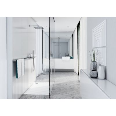 Brodzik prostokątny 100x90 cm biały 3SPE2P90100 Schedline Collection Estima