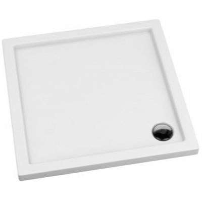 Brodzik kwadratowy 80x80 cm biały 3060 Schedpol Corrina