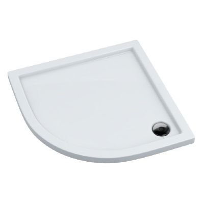 Brodzik półokrągły 80x80 cm biały 3063 Schedpol Corrina