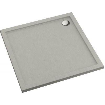 Brodzik kwadratowy 80x80 cm cement 32330CTST Schedpol Caspar New Cement Stone