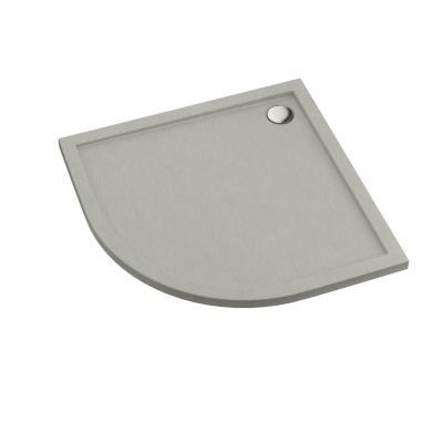 Brodzik półokrągły 90x90 cm cement 32334CTST Schedpol Caspar New Cement Stone